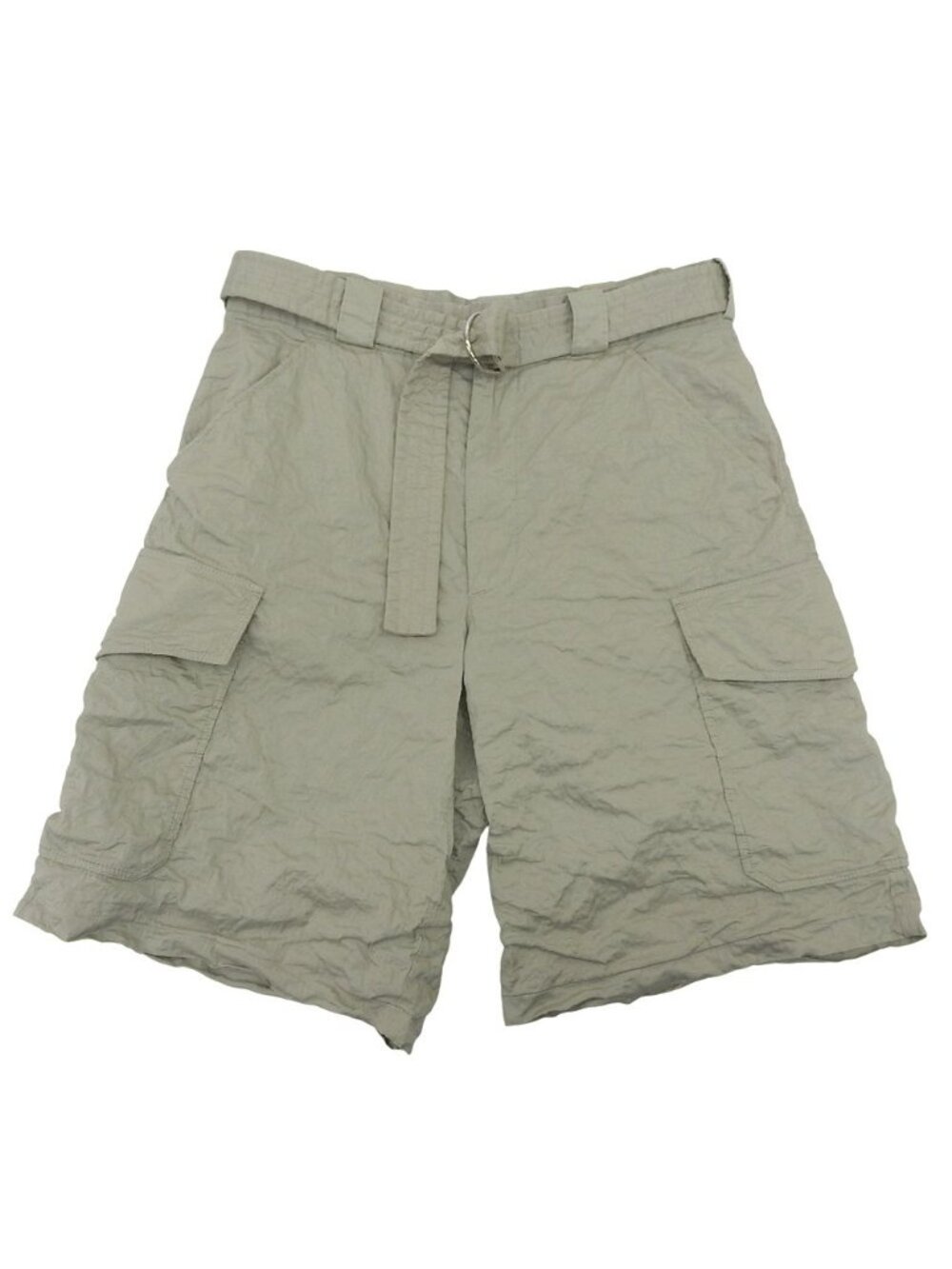 Prada Stretch Cotton Bermuda Shorts Khaki